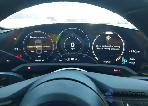 2021 Porsche Taycan 4S from USA, damaged, VIN WP0AB2Y11MSA45310